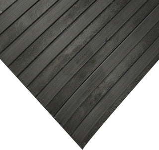 Wide-Rib Corrugated Rubber Runners, 3mm Thick, 4'x6' Utility Runner