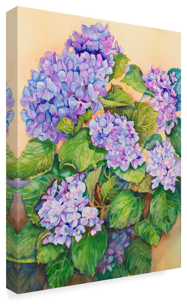 Joanne Porter 'Easter Hydrangea' Canvas Art, 19"x14"