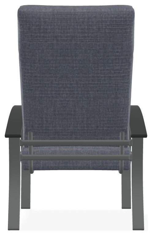Belle Isle Cushion Outdoor Armchair, Proven Denim/Graphite