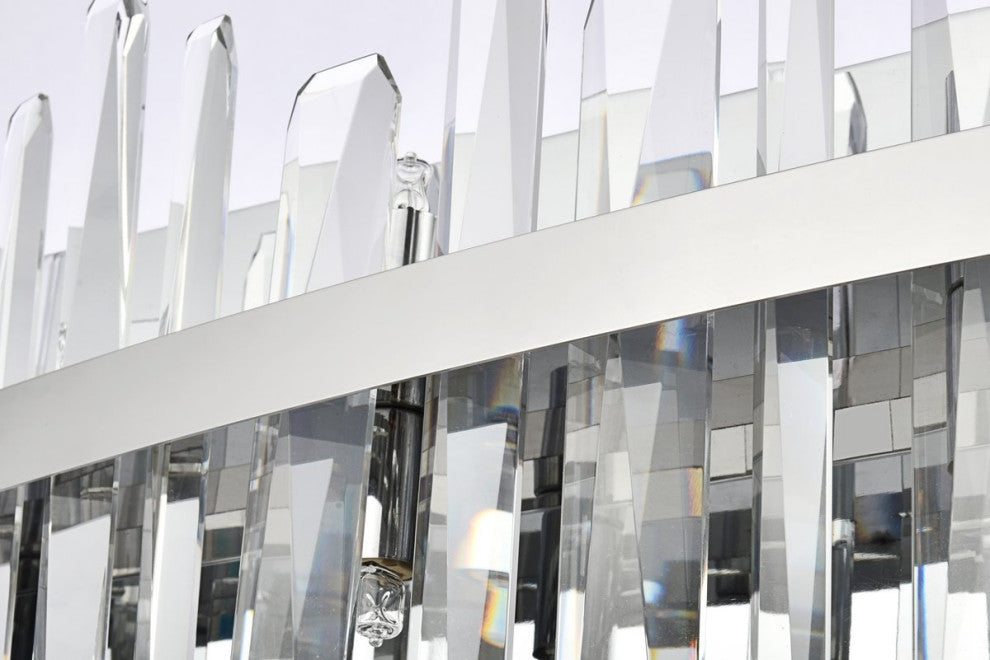 Modern Chrome 6-Light Bath Sconces