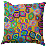 Modern Leaf Pile Accent Pillow