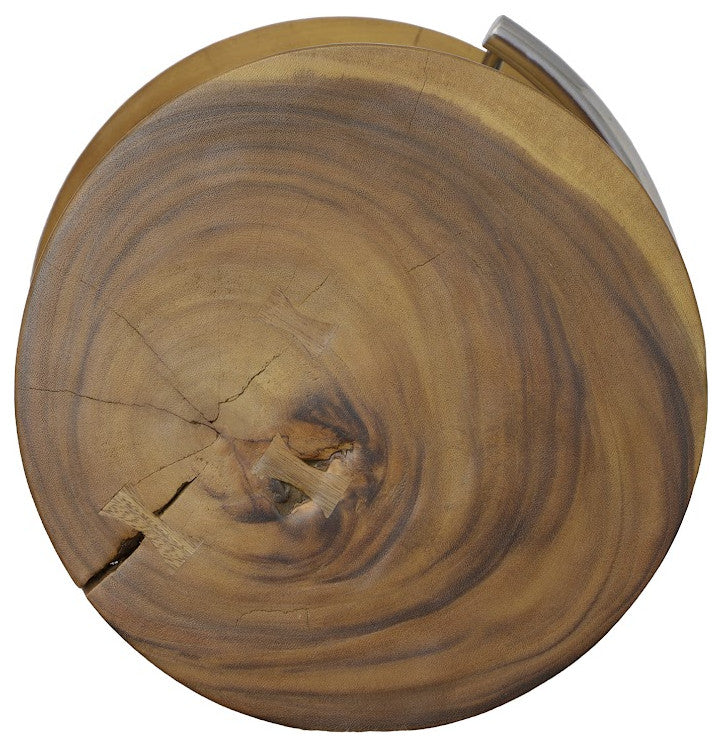 Marley Bar Stool, Chamcha Wood, Natural
