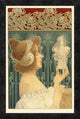 "Woman Sculpting" Framed Canvas Giclee by Privat Livemont, 16"x24"