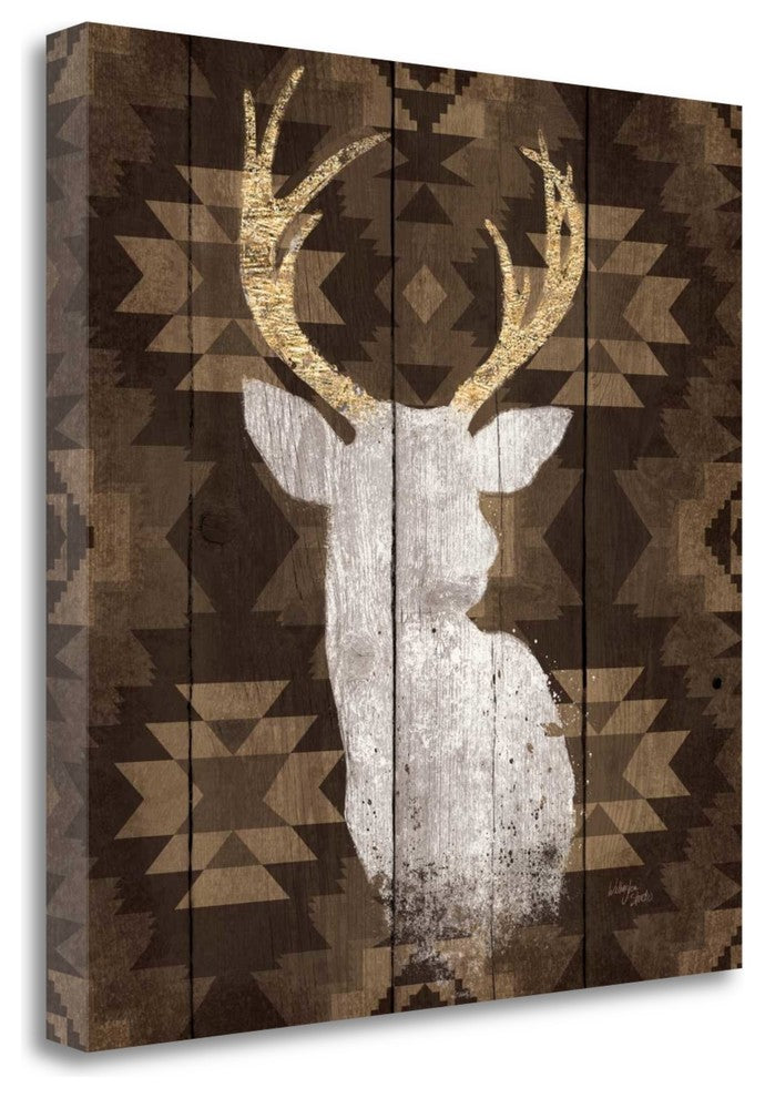 "Precious Antlers II" By Wellington Studio, Giclee Print on Gallery Wrap Canvas