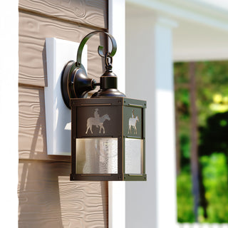 Trail 5" Outdoor Wall Sconce, Burnished Bronze