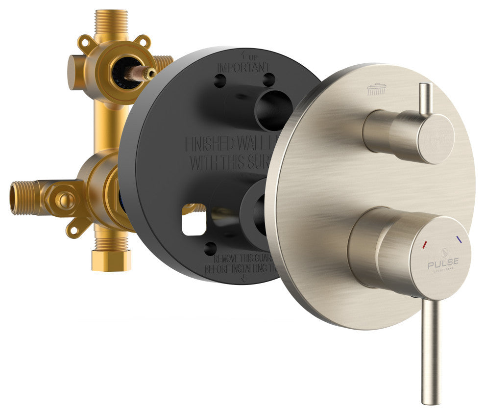 Tru-Temp 2 Way Valve, Brushed Nickel
