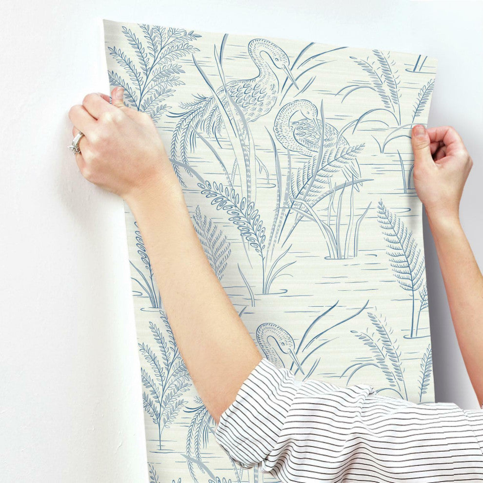 Fernwater Cranes Wallpaper