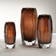 Juwelo Amber Glass Vase, Small