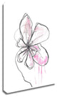 Pink Modern Botanical by Jan Weiss, Print on Canvas, 24"x32"