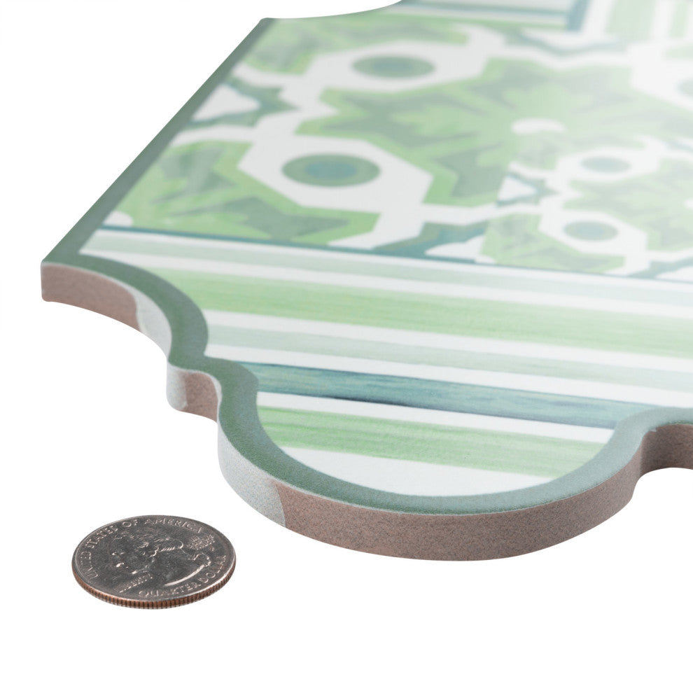 Royal Garden Provenzal Green Porcelain Floor and Wall Tile