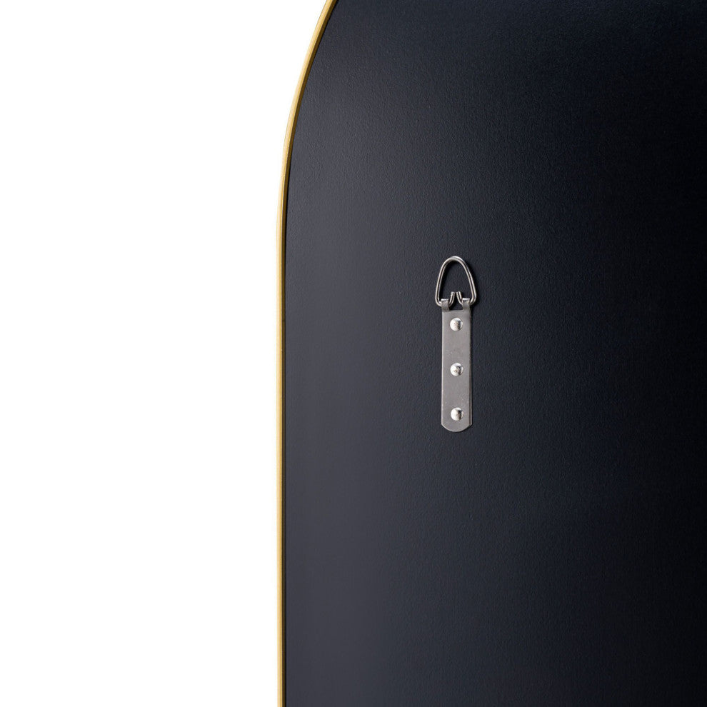 Varaluz 434MI24 Capsule 60\" x 24\" Oval Flat Accent Mirror - Gold