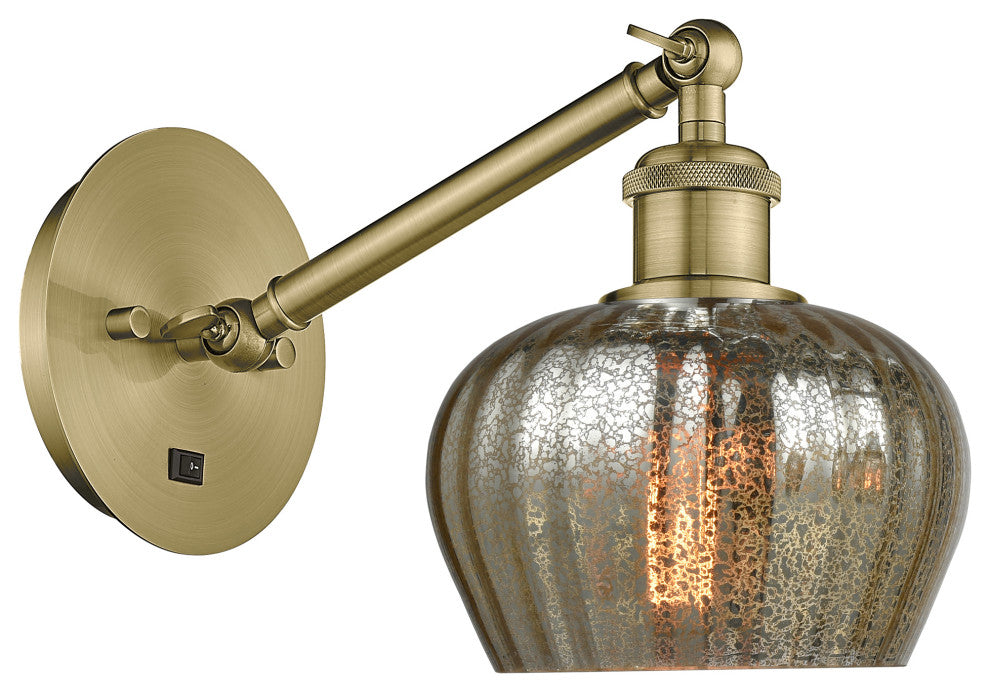Innovations 317-1W-AB-G96 1-Light Sconce, Antique Brass