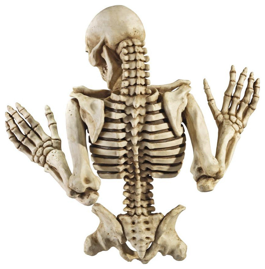 Design Toscano Ascending Evil Climbing Skeleton Frieze