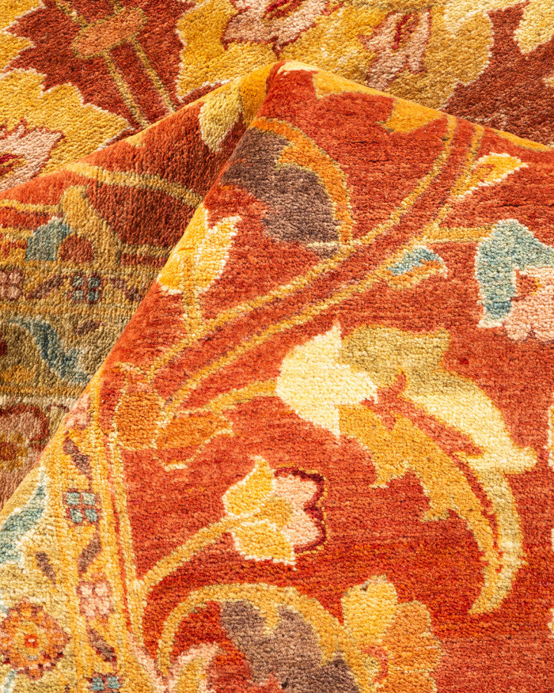 Mogul, One-of-a-Kind Hand-Knotted Area Rug Pink, 8' 5" x 10' 3"