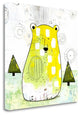 "Bear III" By Sarah Ogren, Giclee Print on Gallery Wrap Canvas, Ready to Hang