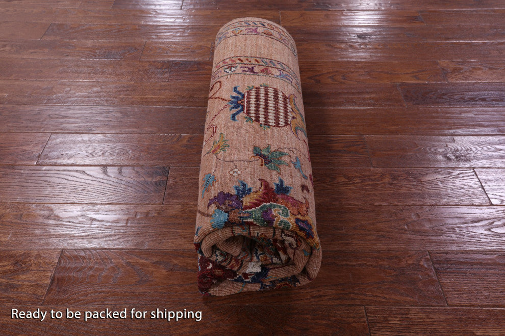 Persian Tabriz Handmade Wool Rug 5' 0" X 6' 9" Q10084