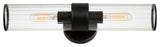 Maxim 11472CR Crosby 2 Light 5"W Bathroom Vanity Light - Black