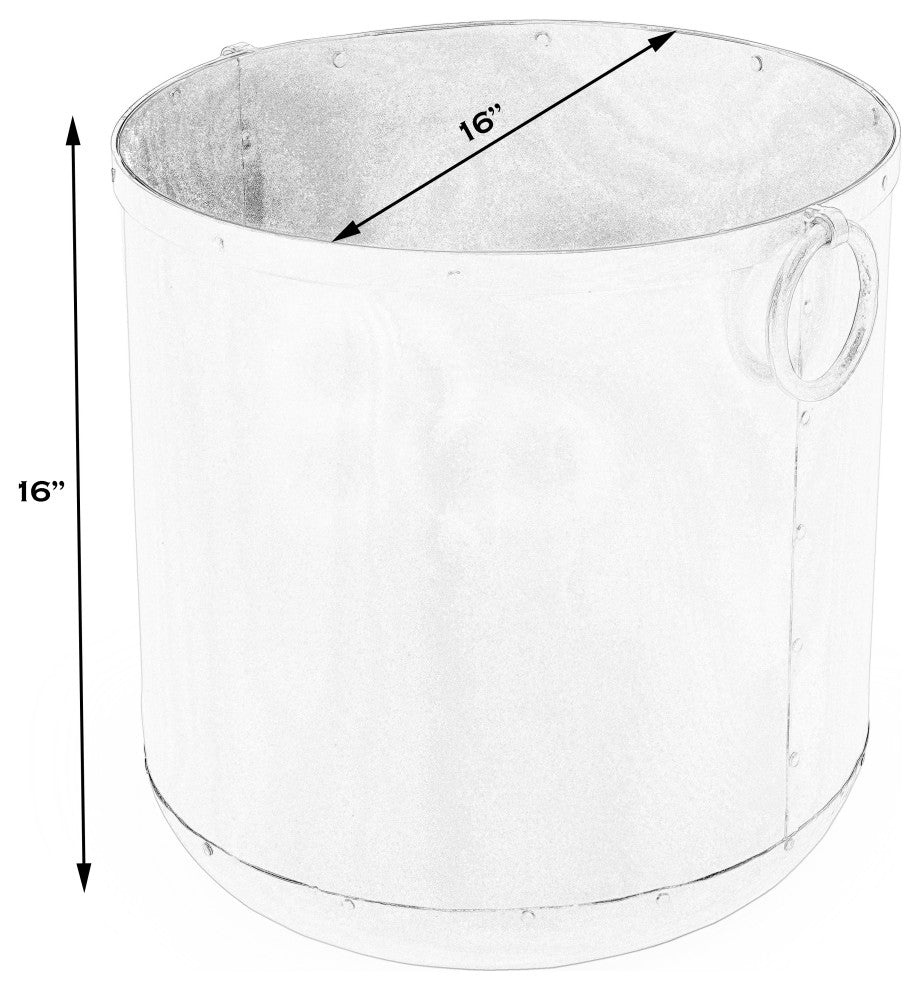 Butler Erie Copper Planter