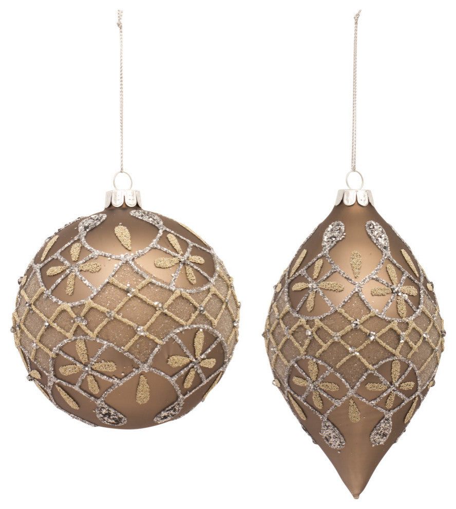 Glass Ornament, 6-Piece Set