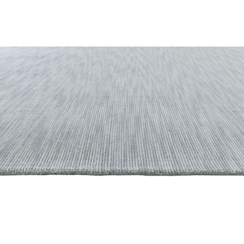 Eva Solid Area Rug, Gray, 3'x5'