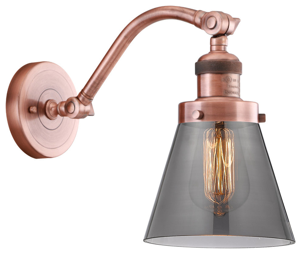 INNOVATIONS LIGHTING 515-1W-AC-G63-LED Small Cone 1 Light Sconce
