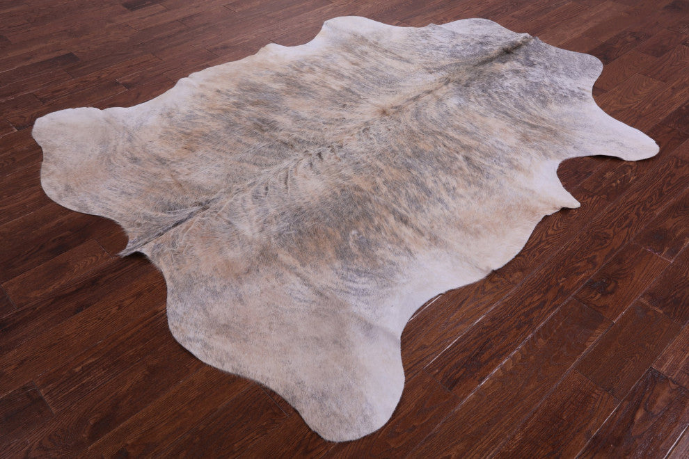 Organic Natural Hair-On Cowhide Area Rug 7' 6" X 6' 2" C1743
