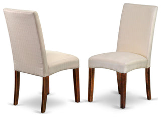 3Pc Rectangular 42/53.5" Table, 12 In Butterfly Leaf, Pair Of Chair, Cream