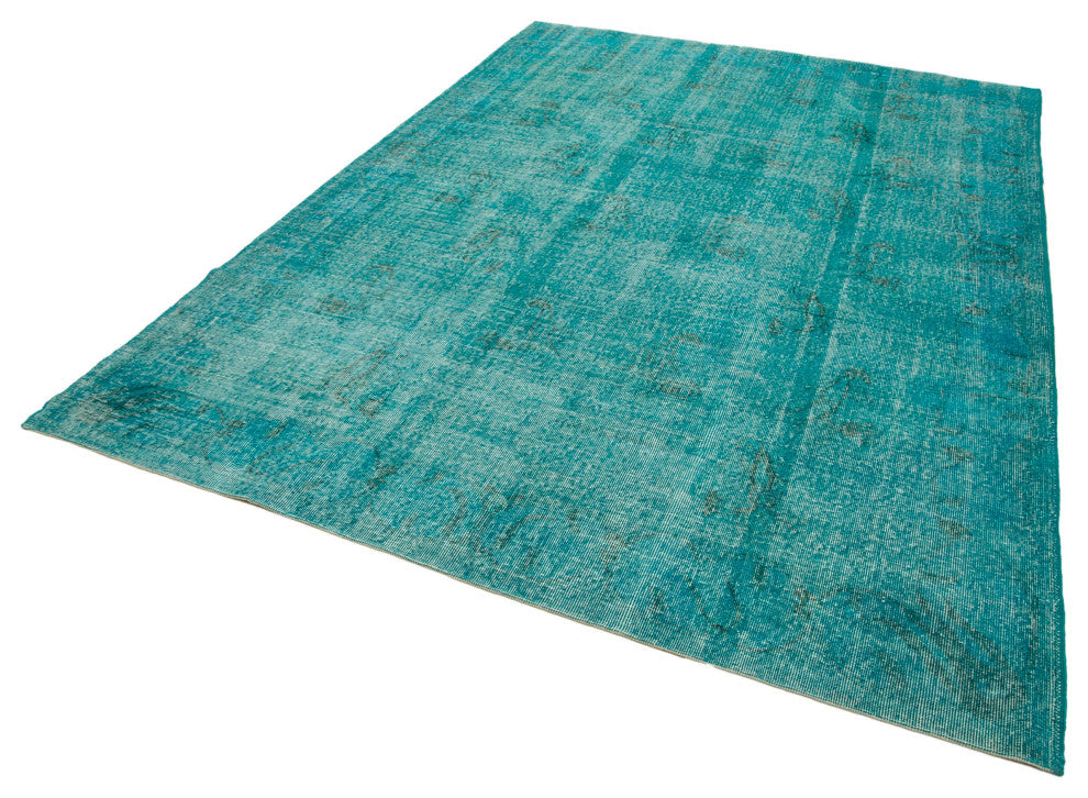 Rug N Carpet - Hand-knotted Oriental 7' 1" x 10' 1" Over-dyed Large Area Rug