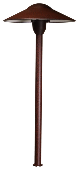 Low Voltage Landscape  Mushroom Light, Rust, Halogen