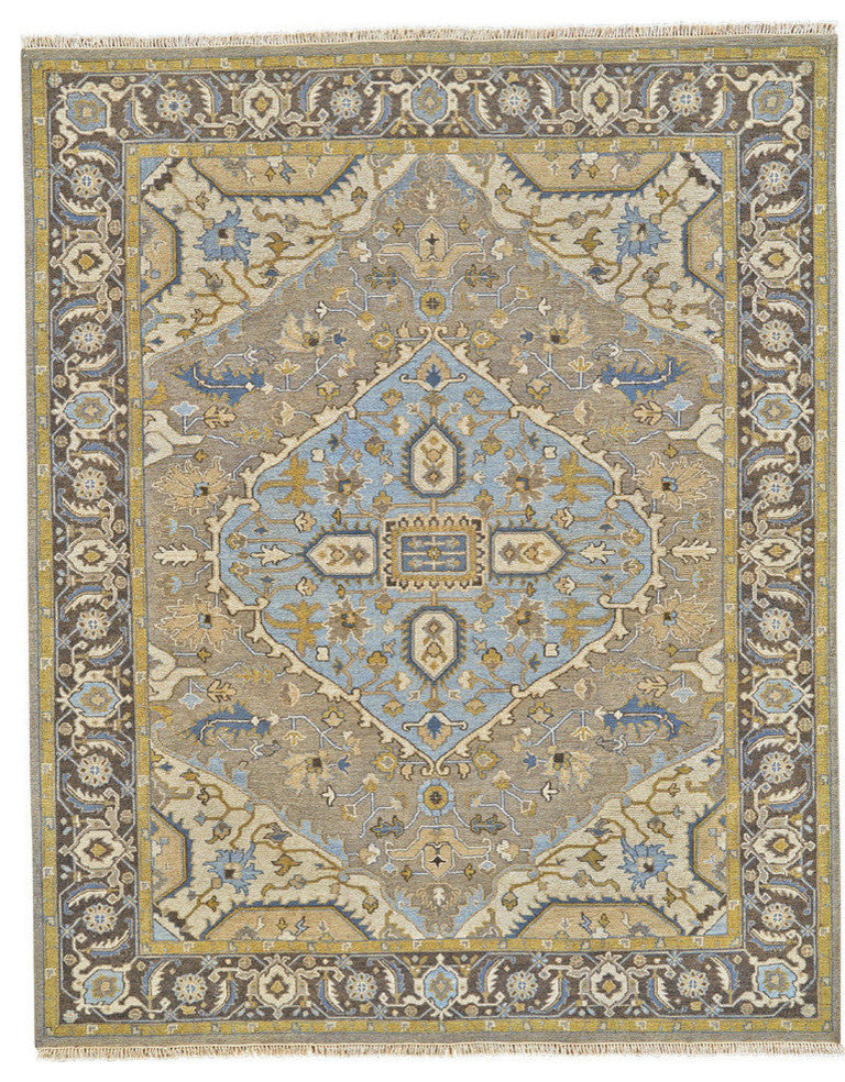 Weave & Wander Albemarle Rug, Dark Gray/Charcoal, 5'6"x8'6"