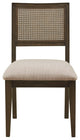 INK+IVY Kelly Accent Chair Dining Chairs, Brown, Dining Chair