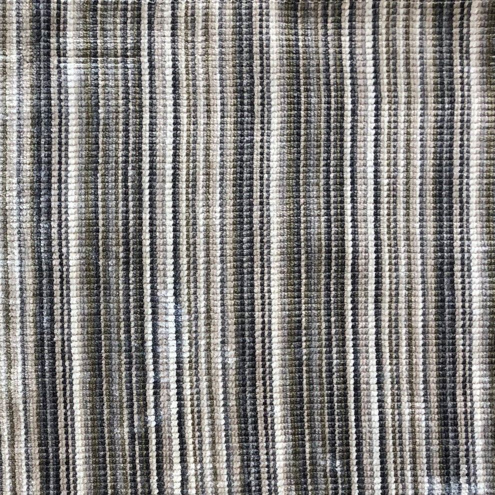 New Hampton Ivory and Blue Luxury Throw Pillow, 26"x26"