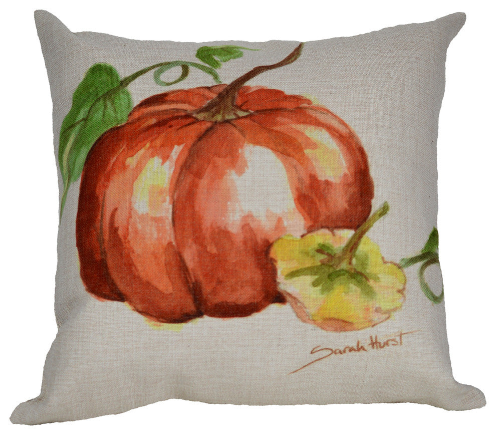 Pumpkin Throw Pillow With Insert