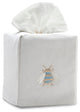 Linen Tissue Box Cover, Napoleon Bee