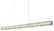 62" LED Chrome Mid-Century Modern Island Light