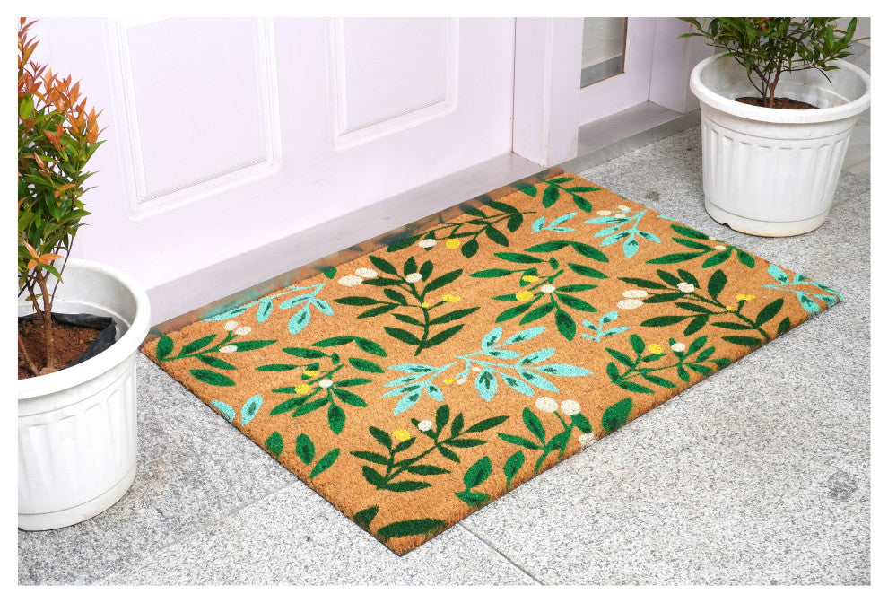 Calloway Mills Botanical Olives Doormat, 24" X 36"