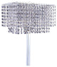 Rena Traditional Style Table Lamp, Chrome
