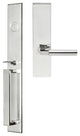 Aurora Lever, Mortise Dummy Handleset, Right Hand, Polished Stainless Steel