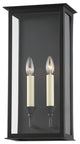Exterior Wall Sconce, Textured Black