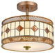 Minerals Tiffany Semi Flush