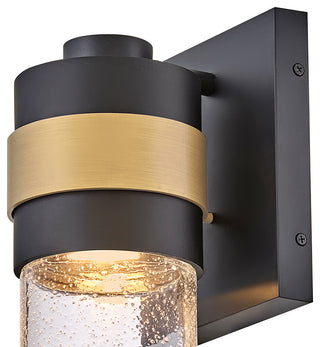 Lark Albie Medium Wall Mount Lantern, Black
