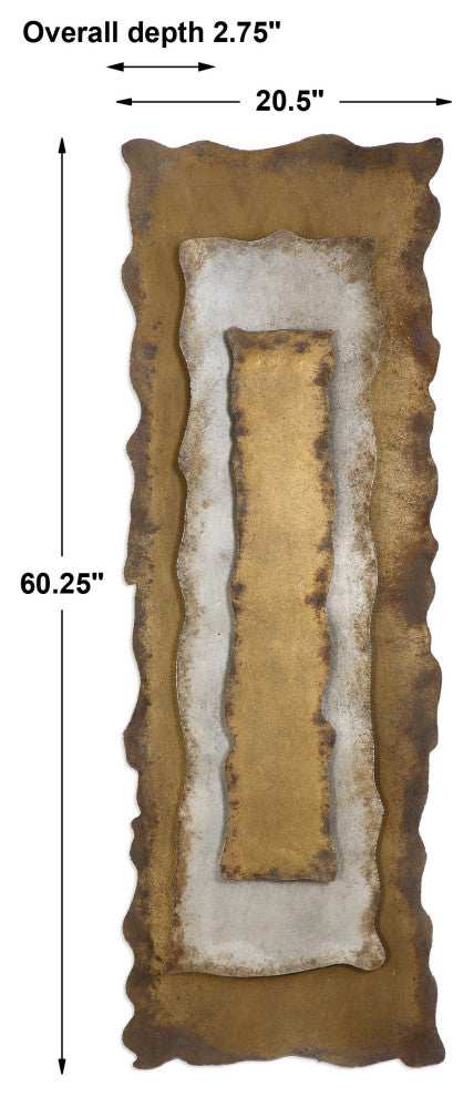 Uttermost Jaymes Oxidized Panel