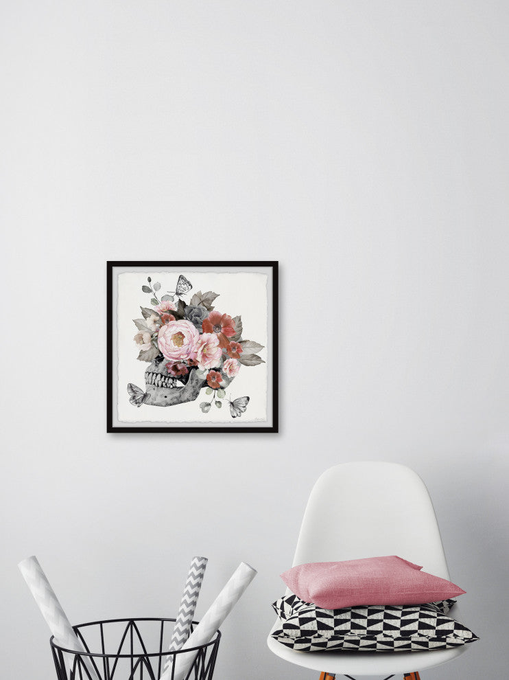 "The Missing Flowers" Framed Painting Print, 32x32