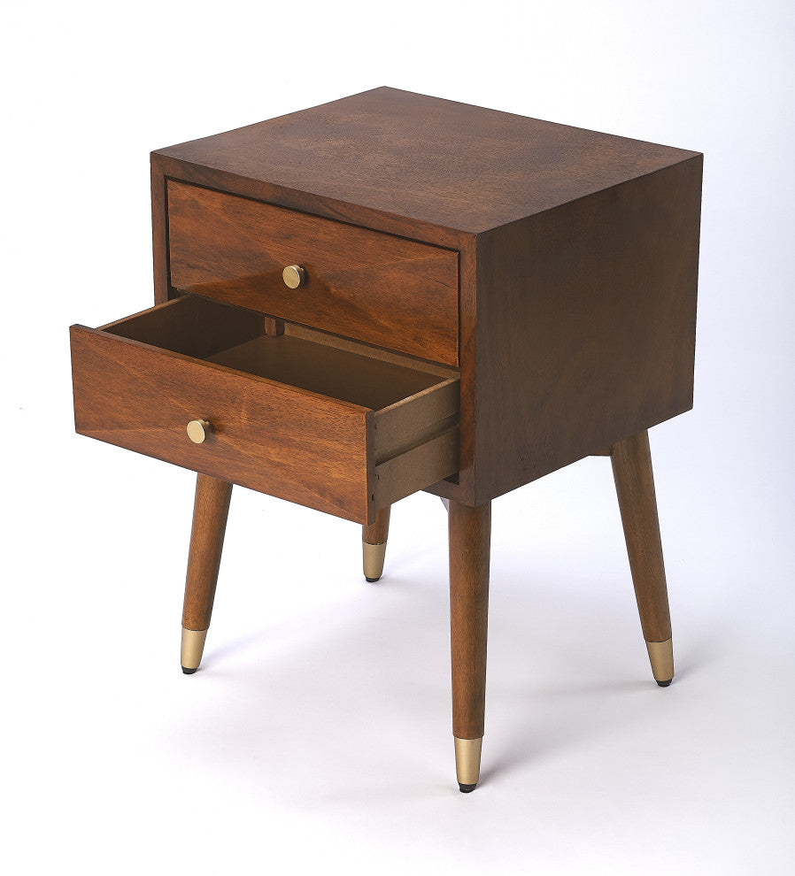 Butler Zelda Olive Ash Burl Nightstand