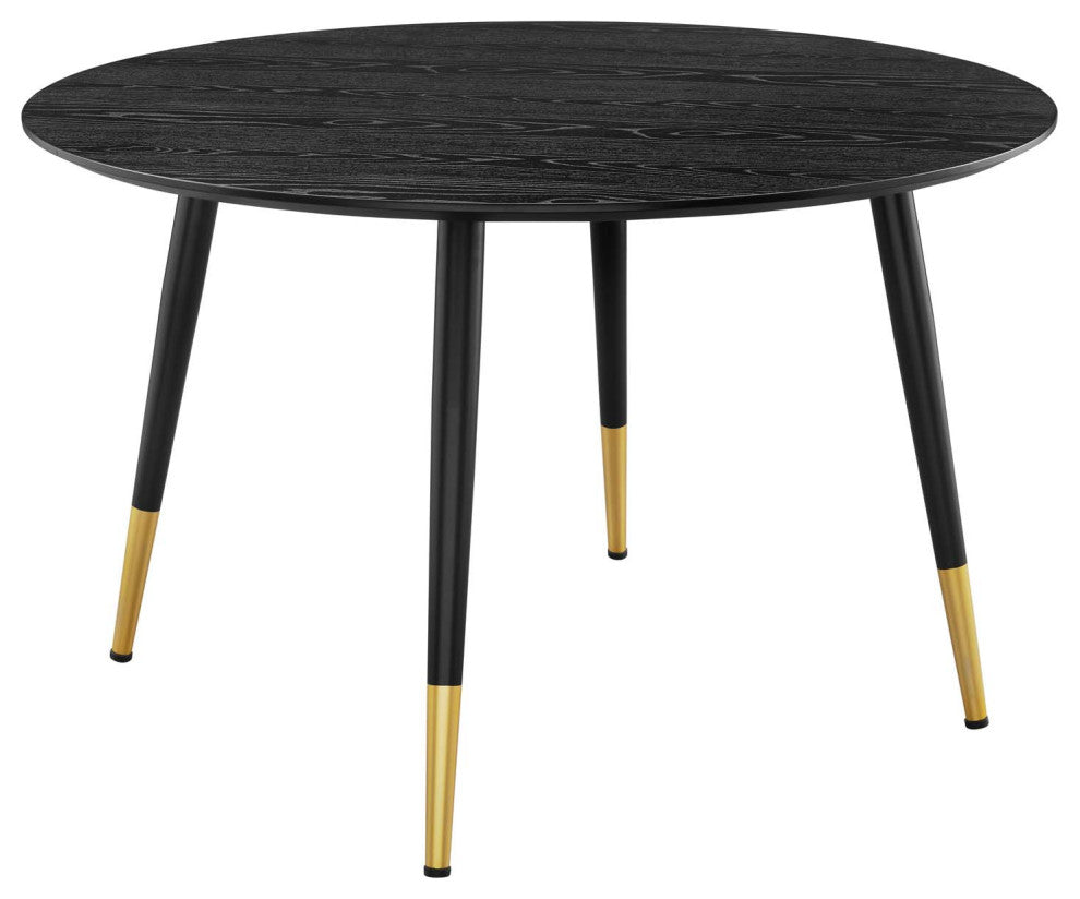 Vigor Round Dining Table Black