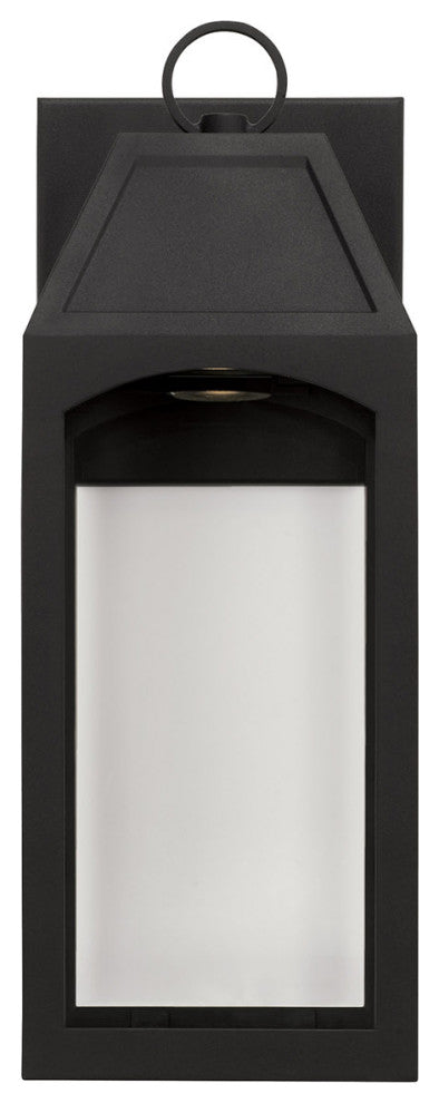 Capital Lighting 946311-GL Burton 17" Tall Outdoor Wall Sconce - Black