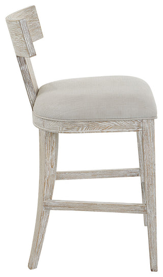 Uttermost 23693 Idris White Counter Stool