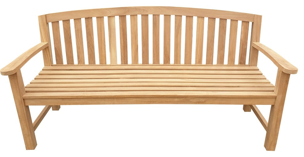 Seven Seas Teak San Jose Outdoor Teak Wood Bench, 6 Foot