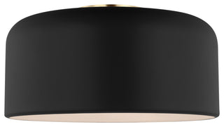 Malone Medium Ceiling Flush Mount, Midnight Black