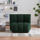 Infinity Boucle Fabric Upholstered Modular Chair, Green